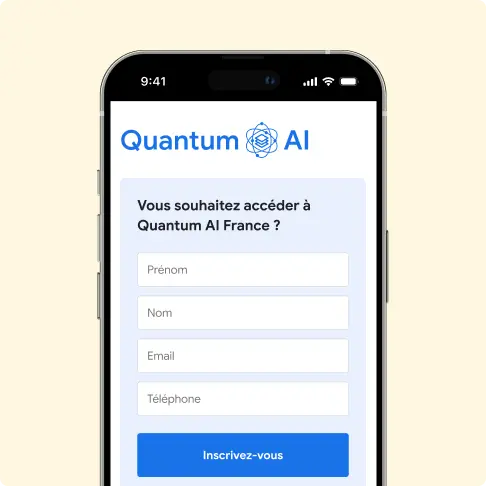 Formulaire inscription Quantum AI France